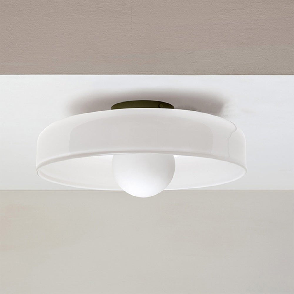 Moderne Ronde Plafondlamp Wit