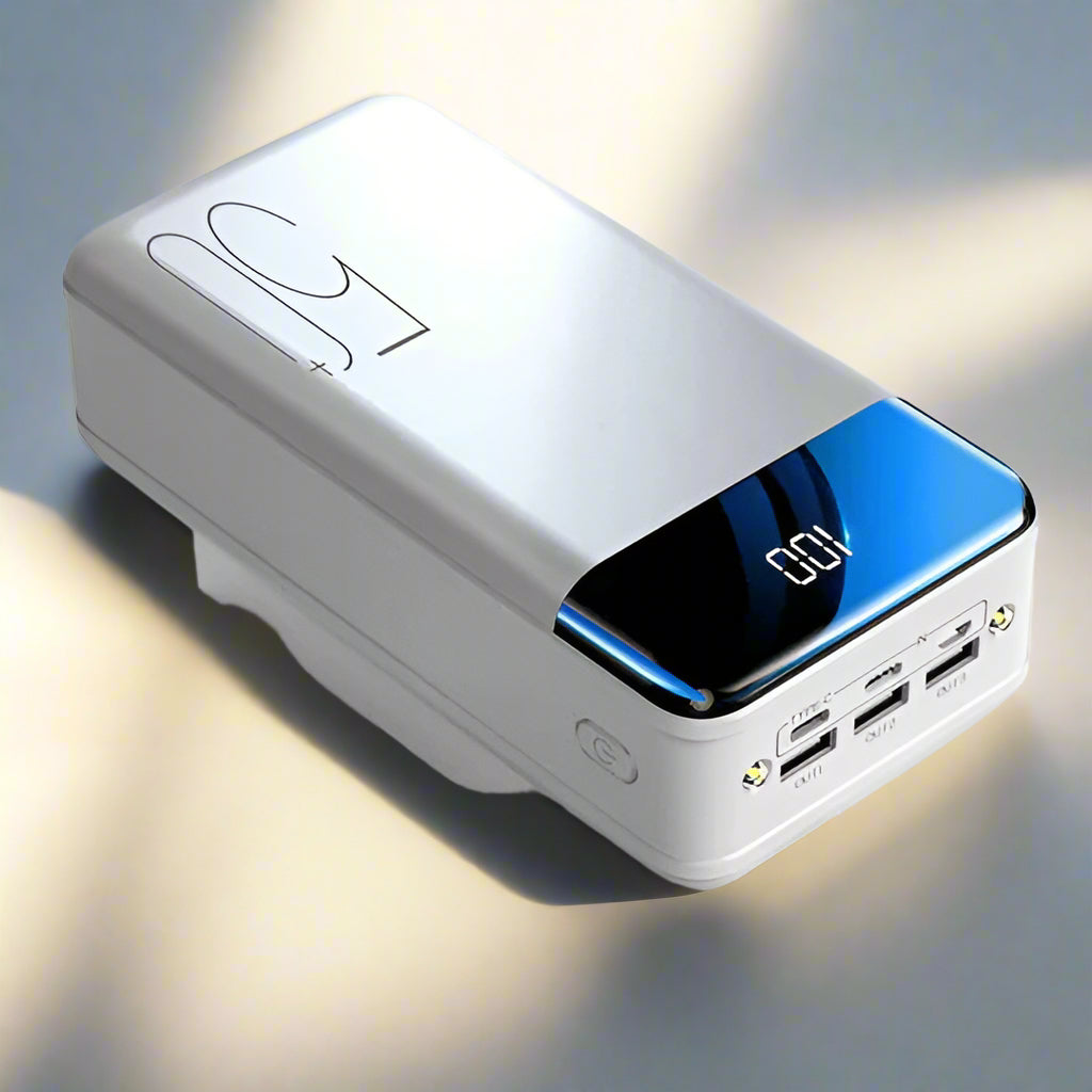 100.000mAh Hoge Capaciteit Powerbank Voor Laptop Snelladen Wit