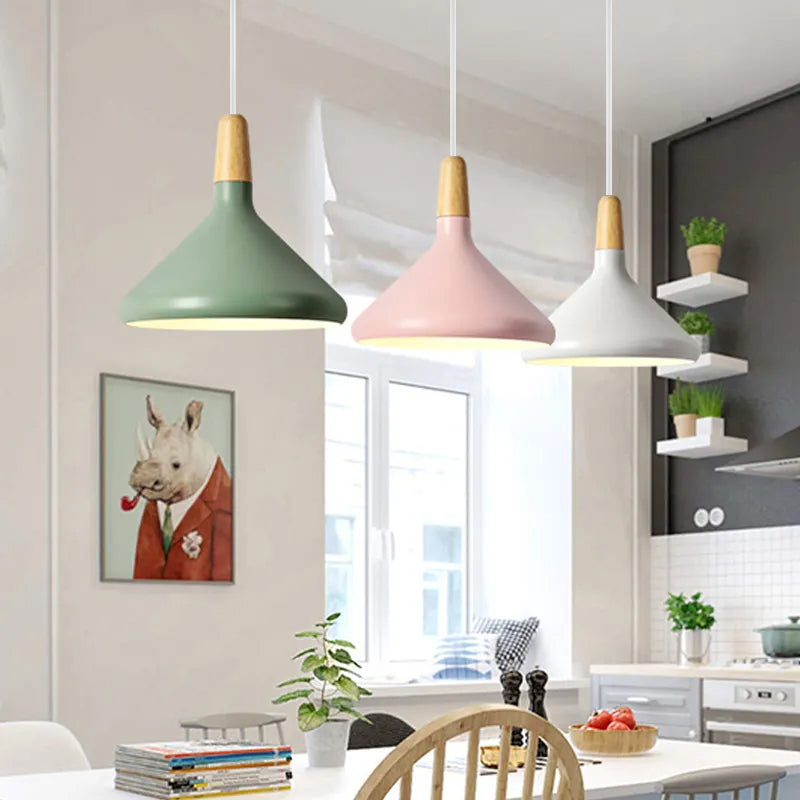 Hanglamp Pastel Pop Met Zachte Licht En Warme Kleuren