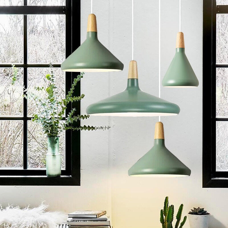 Hanglamp Pastel Pop Met Zachte Licht En Warme Kleuren Groen Middel