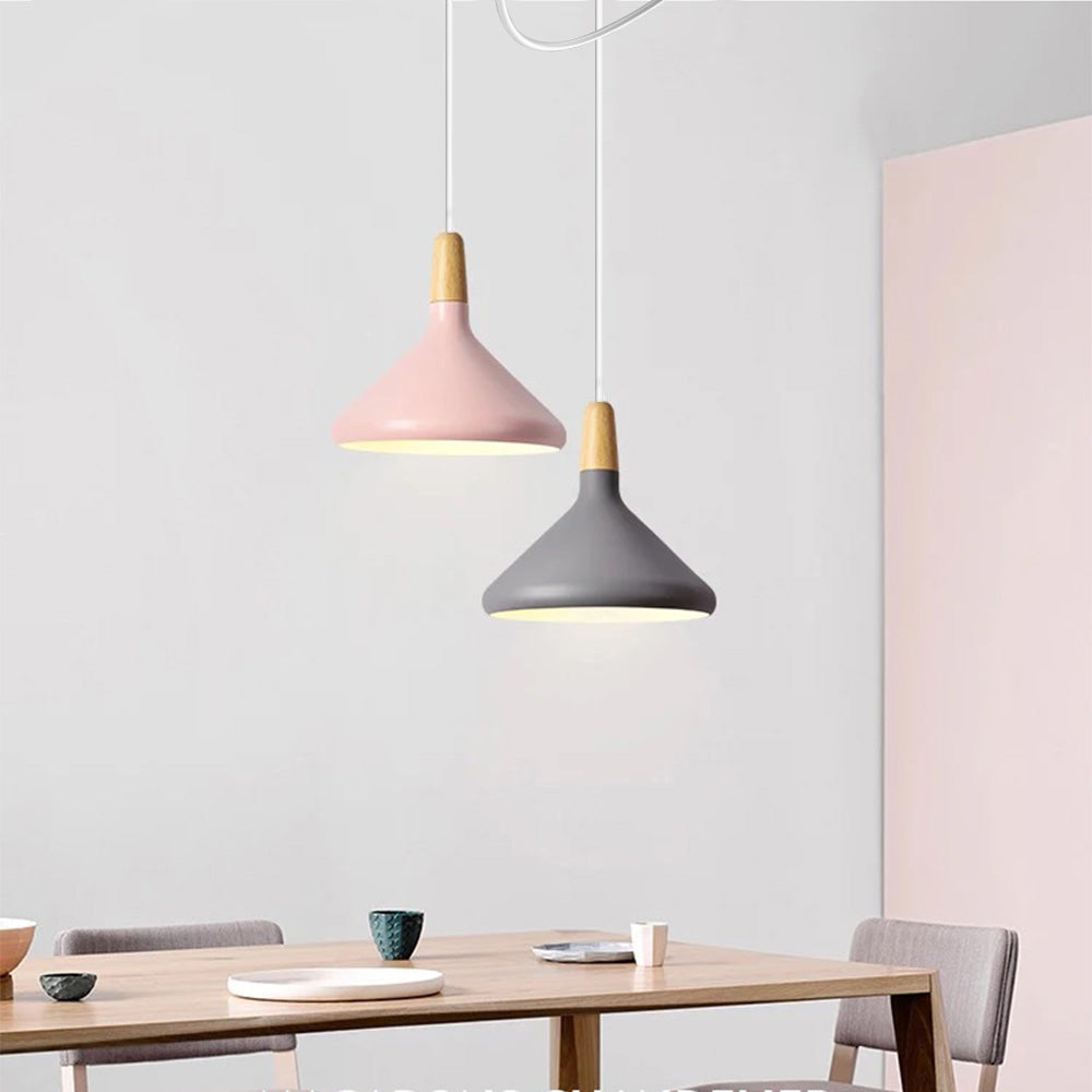 Hanglamp Pastel Pop Met Zachte Licht En Warme Kleuren Middel