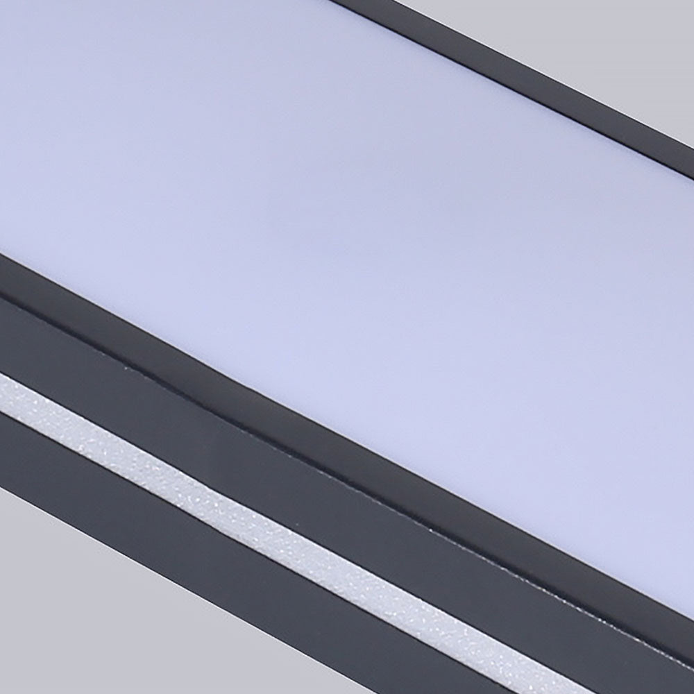 Moderne Nordic Minimalistische Lange LED Dimbare Plafondverlichting