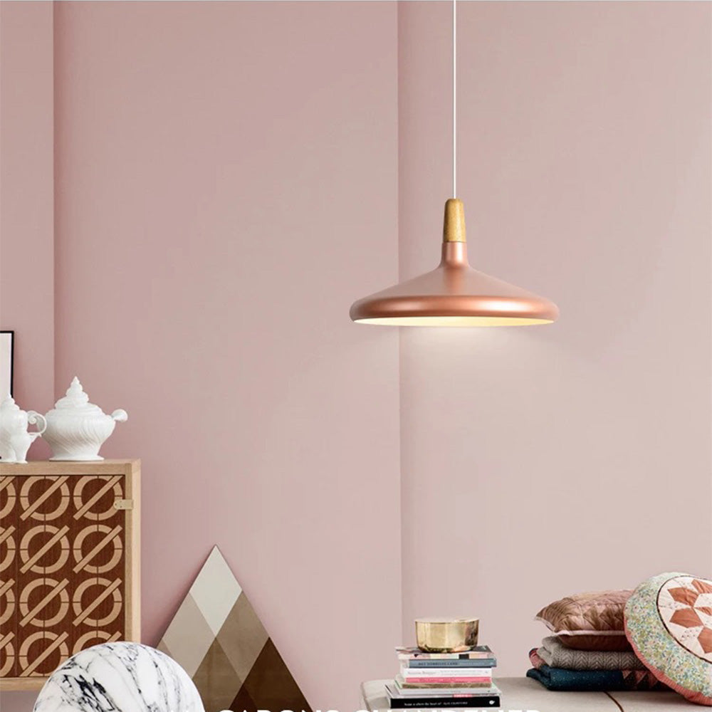 Hanglamp Pastel Pop Met Zachte Licht En Warme Kleuren Roségoud