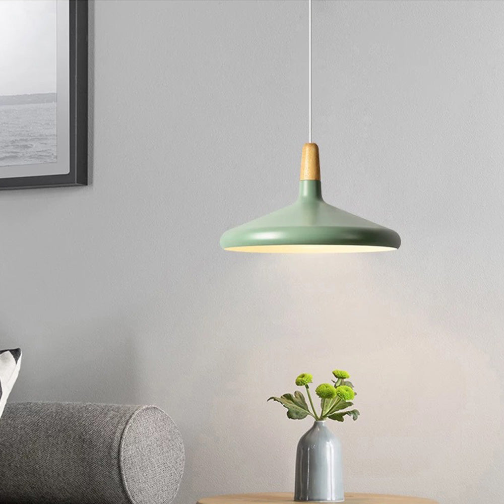 Hanglamp Pastel Pop Met Zachte Licht En Warme Kleuren Groen Groot