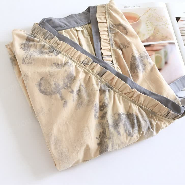 Inktstijl Pure Katoenen Zachte Nachthemd