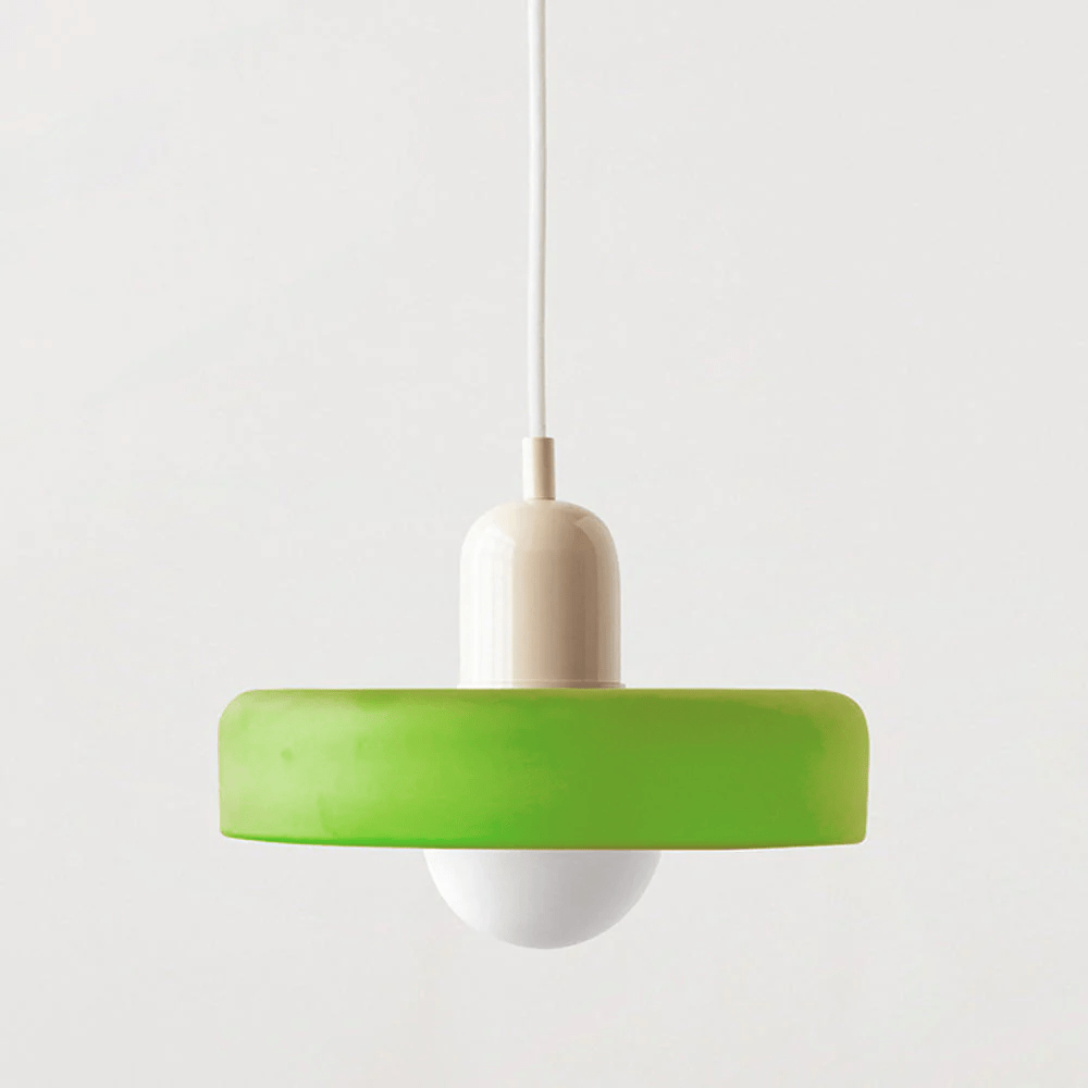 Bauhaus Hanglamp Van Gekleurd Glas Voor Modern Interieur