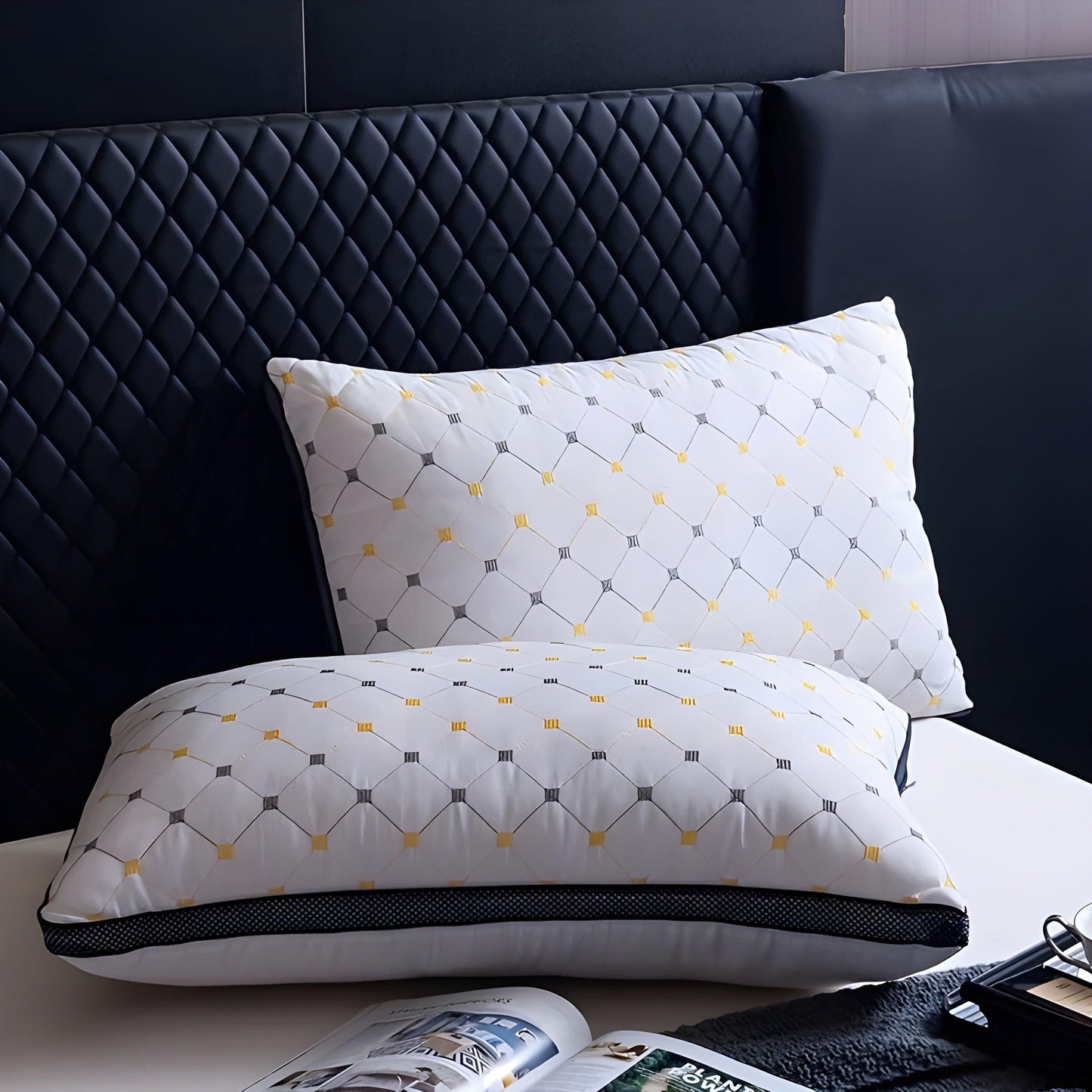 Ergonomisch Neksteunpillow voor Zijslapers - Hypoallergeen, Wasbaar, Beste Kussen voor Nekpijn Pillows SEREIN