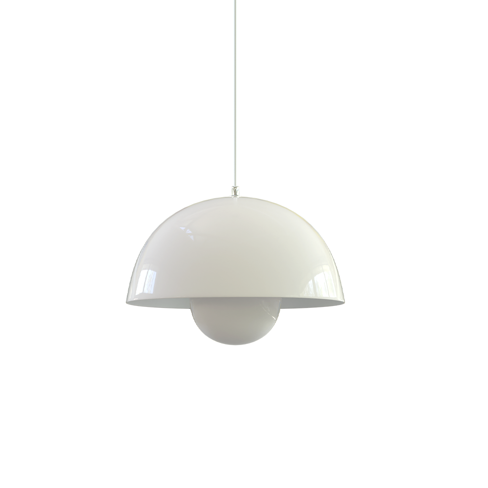 Solora | Moderne Bloemknop Hanglamp Helder wit Dia 23CM*H16CM