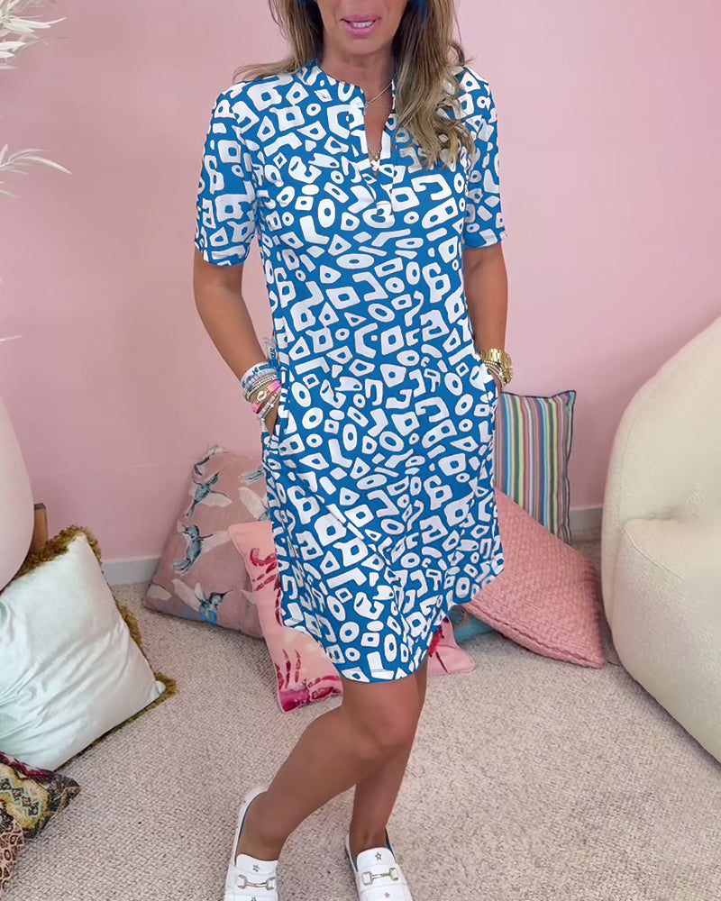 Elegante damesjurken met v-hals - Velin Vogue