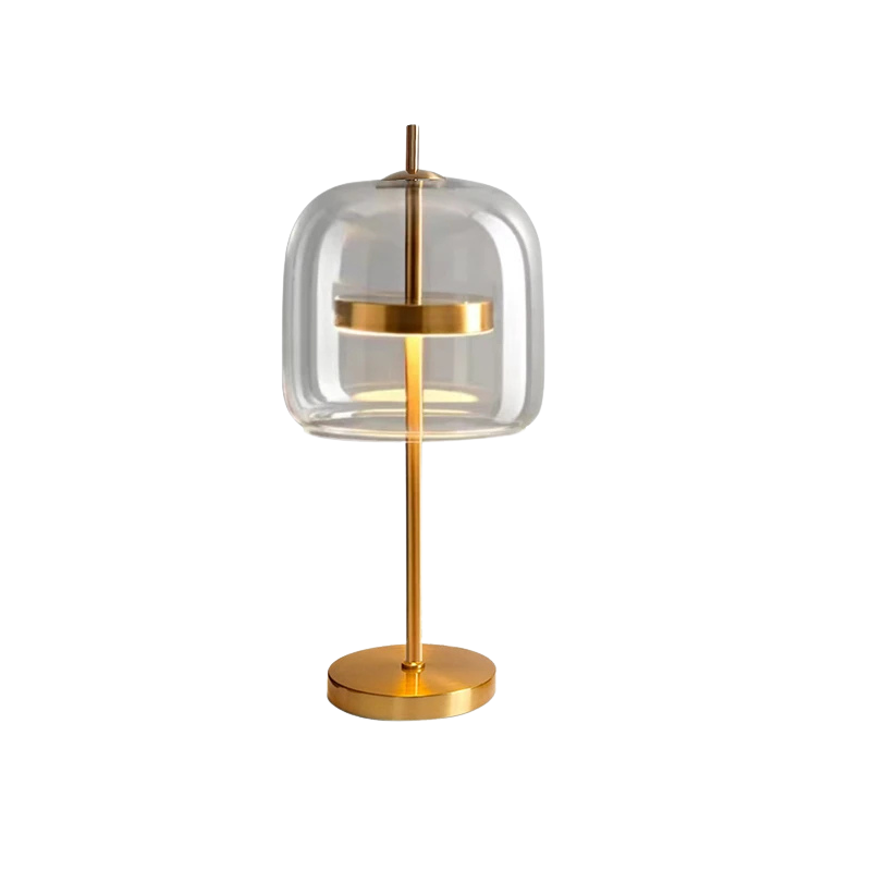 Scandinavische Hanglamp met LED Verlichting voor Gezellige Sfeer – Stijlvol Ontwerp in Metaal en Glas Transparant