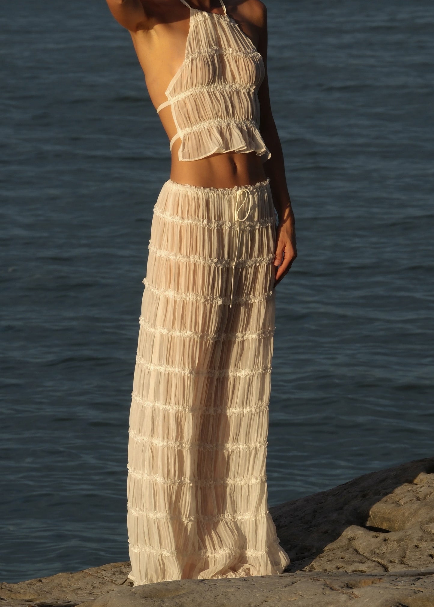 Sahara Set Vintage Geïnspireerde Zomer Outfit Voor Vrouwen