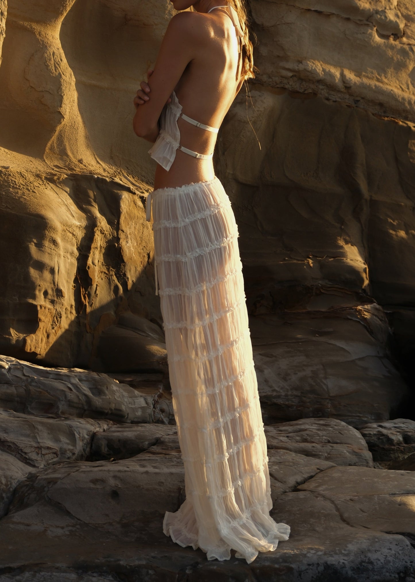 Sahara Set Vintage Geïnspireerde Zomer Outfit Voor Vrouwen