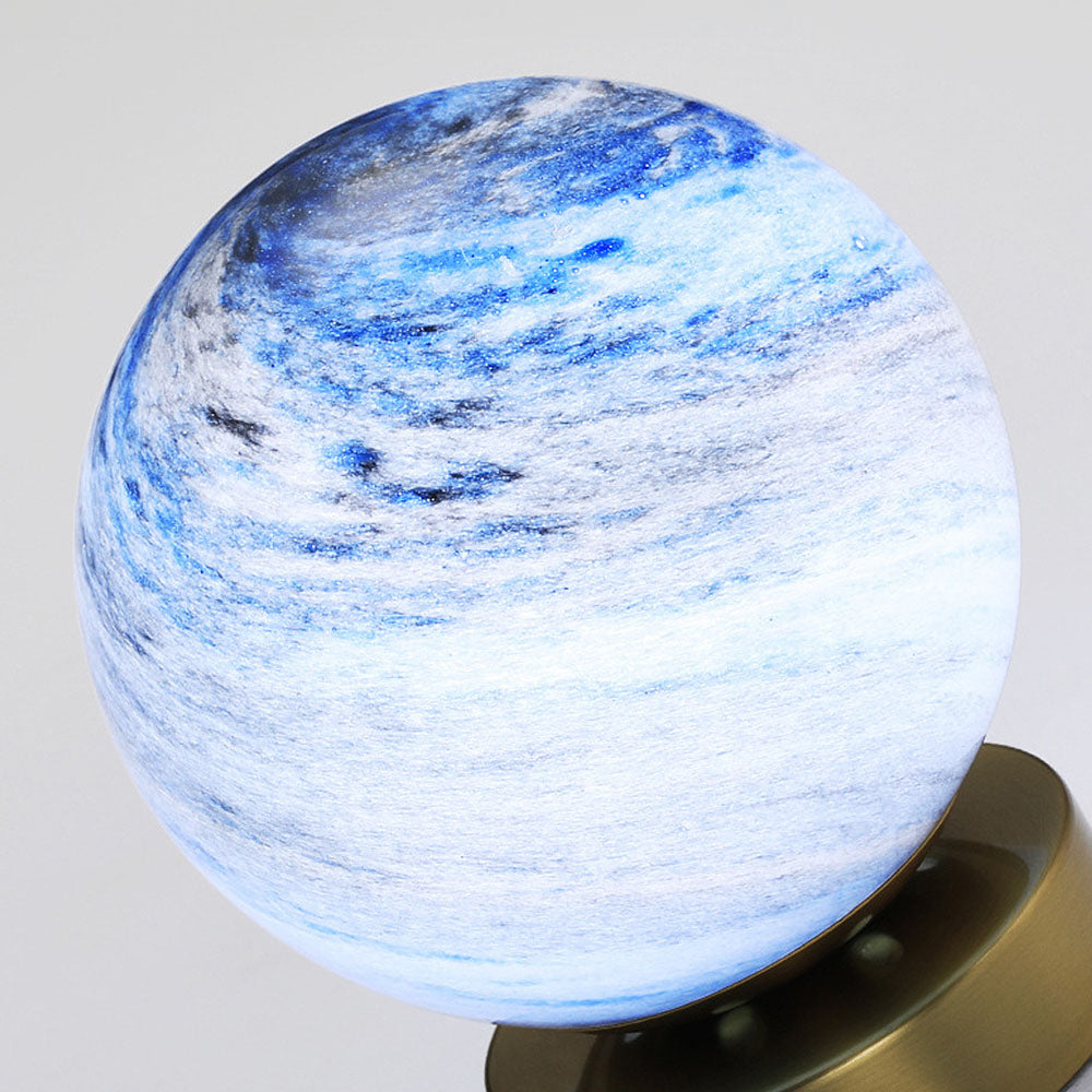 Planet Glass Moderne Plafondlamp Voor Slaapkamer