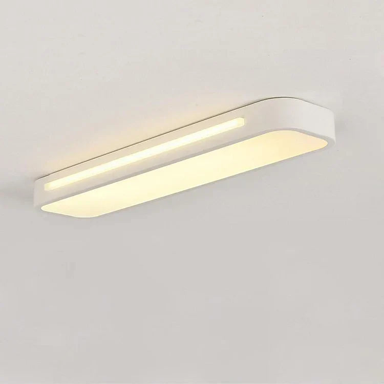 Moderne Nordic Minimalistische Lange LED Dimbare Plafondverlichting