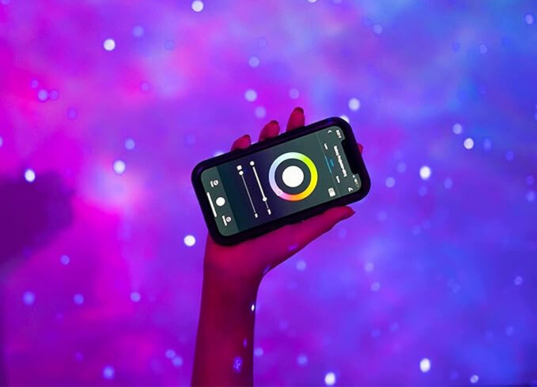 Galaxy Lamp 2.0 met 360° Projectie en Smart App Besturing – Onbeperkte Kleuropties en Fluisterstil Ontwerp