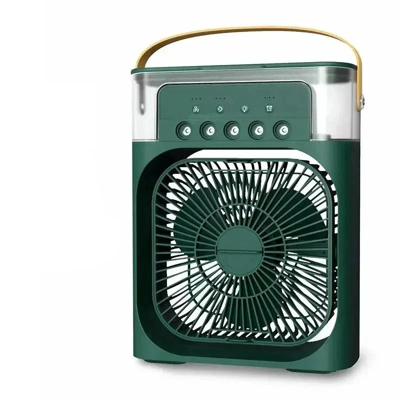 Draagbare Mini Airconditioner Voor Koele Zomerse Comfort Groen