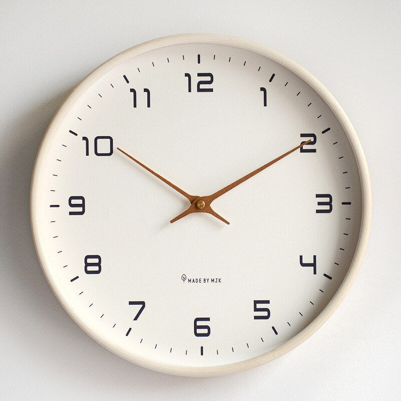 Woodwand Clock - Scandinavische eenvoud room