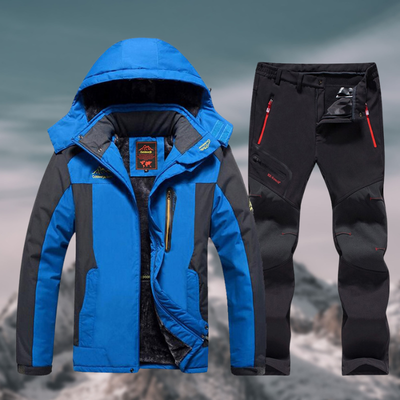 Heren Winter Set Jas Broek Waterdicht Ademend