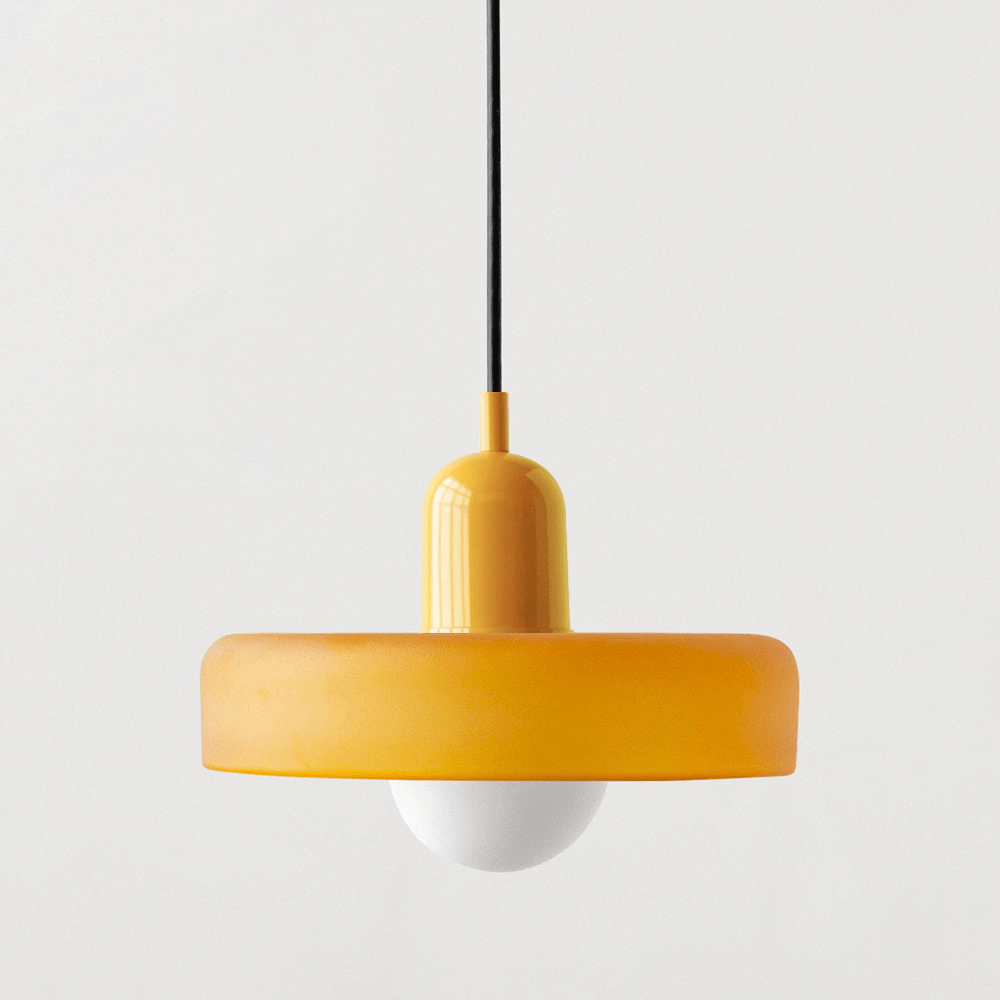 Bauhaus Hanglamp Van Gekleurd Glas Voor Modern Interieur