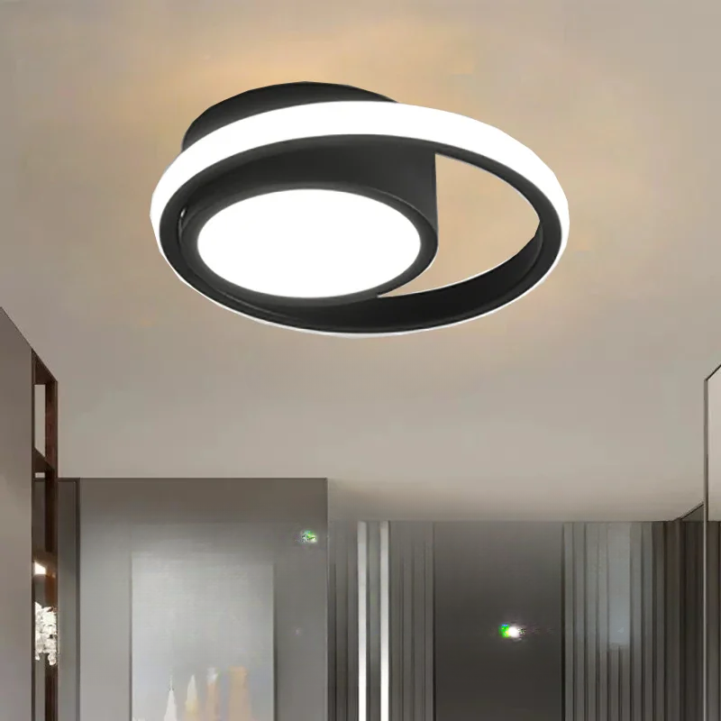 Design Plafondlamp Helder Licht Voor Elke Kamer Verlichting D Zwart 23 cm
