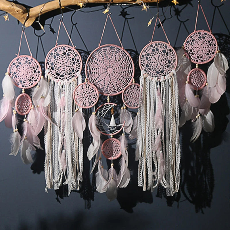 Boheemian Dream Catcher Set Roze