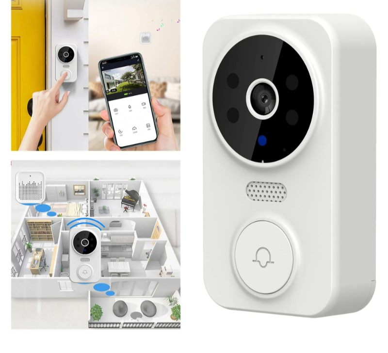 Intelligente Draadloze Videodeurbel Met Real Time Videostreaming