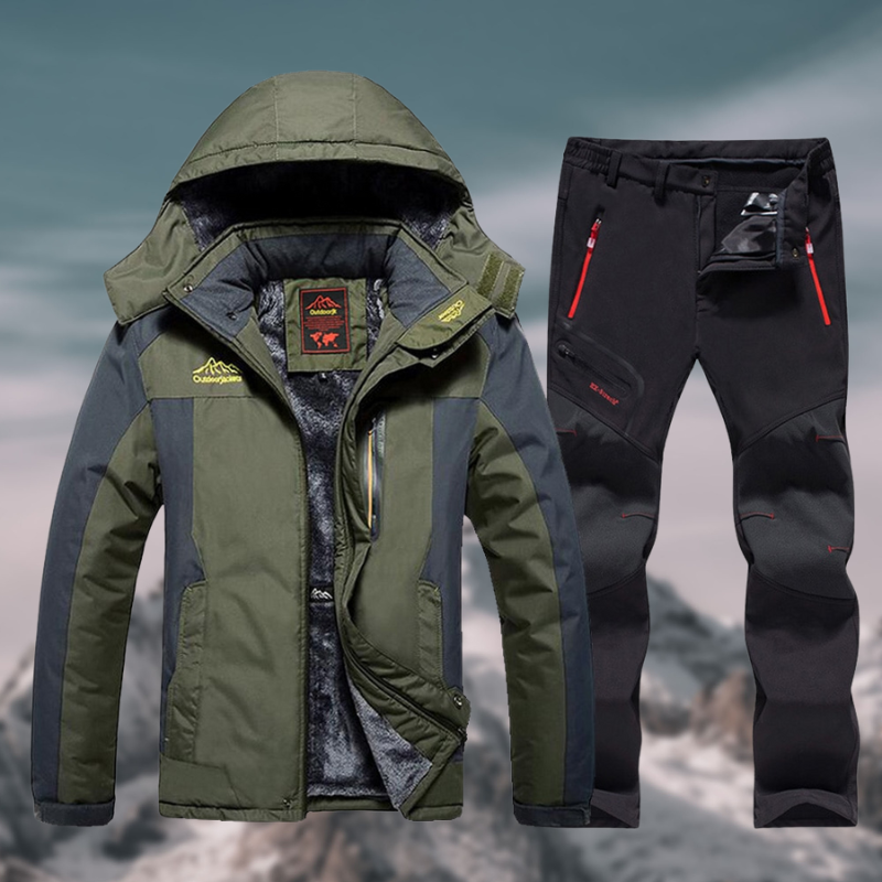 Heren Winter Set Jas Broek Waterdicht Ademend