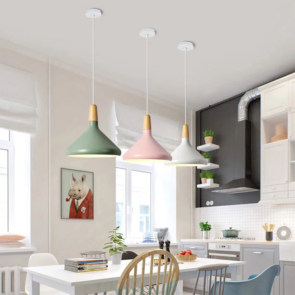Hanglamp Pastel Pop Met Zachte Licht En Warme Kleuren