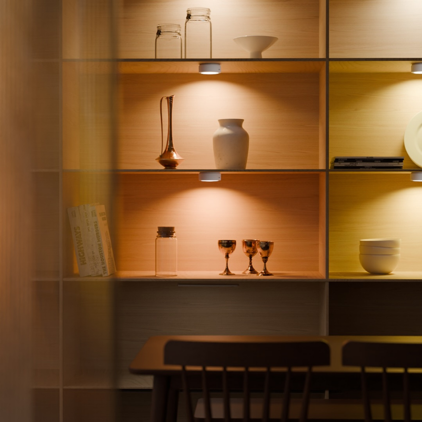 Draadloze LED Spotlamp met Instelbare Helderheid en Energiezuinige Verlichting - Waterbestendig en Oplaadbare Batterij Verlichting SEREIN