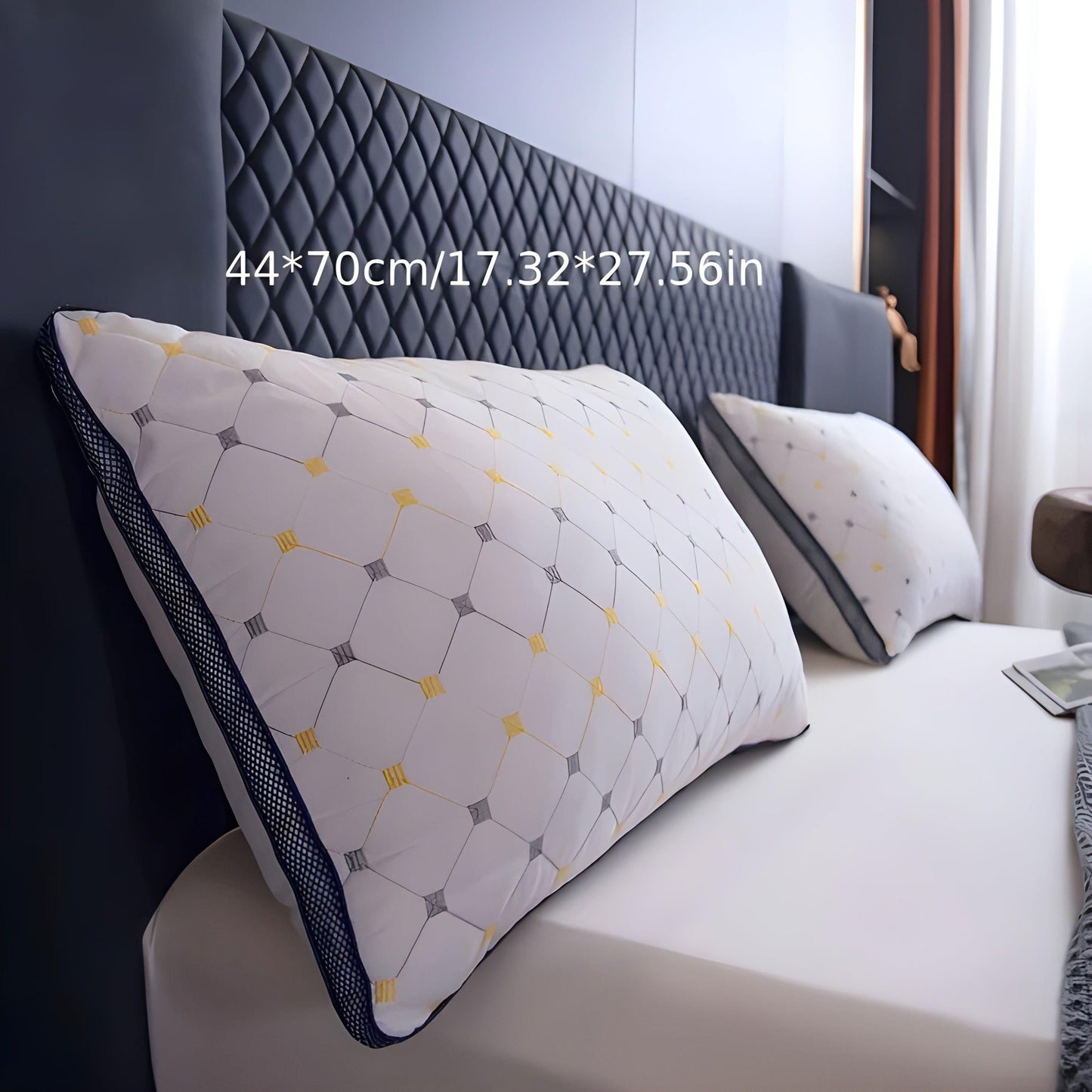 Ergonomisch Neksteunpillow voor Zijslapers - Hypoallergeen, Wasbaar, Beste Kussen voor Nekpijn Pillows SEREIN