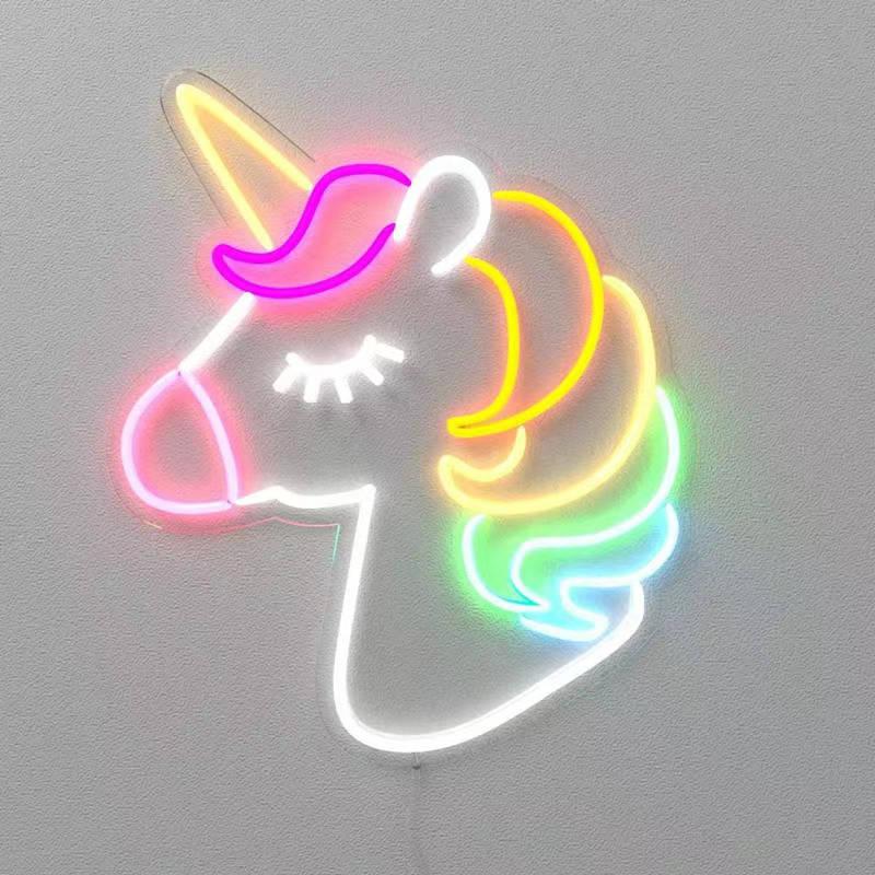 Unicorn Neon Wandlamp Voor Unieke Decoratie En Sfeer