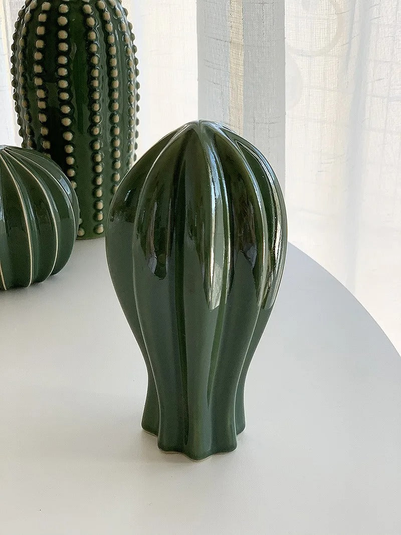 Keramisch Cactus Ornament Voor Moderne Interieurdecoratie