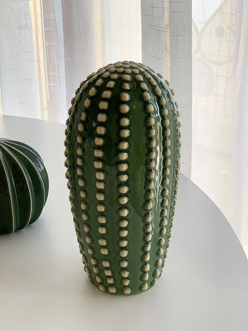 Keramisch Cactus Ornament Voor Moderne Interieurdecoratie