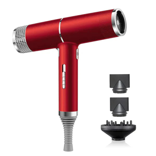 Ultralichte Professionele Föhn Met Hogesnelheidsmotor Rood