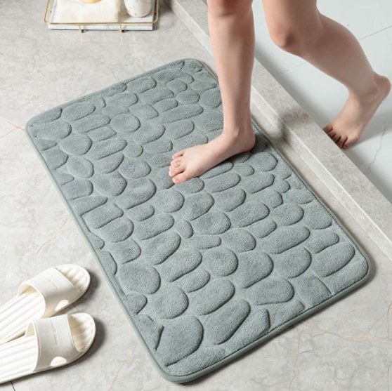 Antislip Badmat Voor Bad En Douche Comfortabel Zacht Grijs