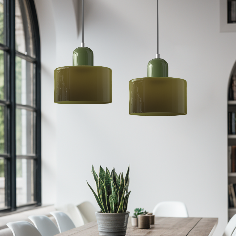Creatieve Glazen Hanglamp Modern Design Voor Woonkamer