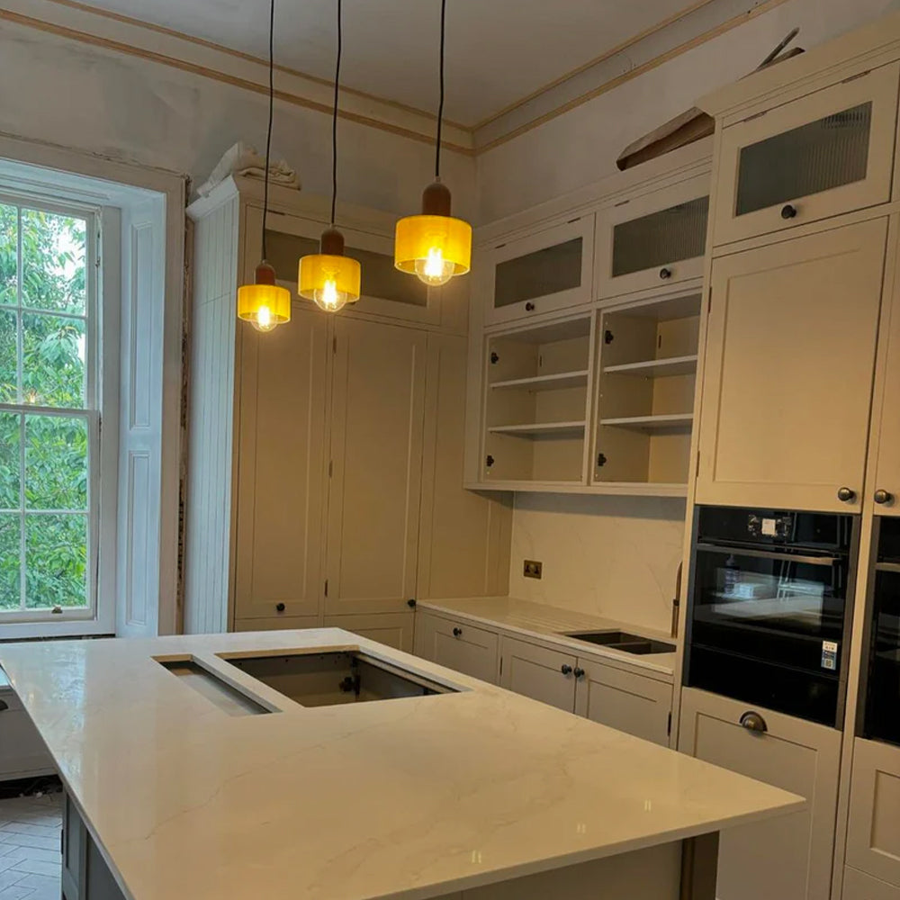 Creatieve Glazen Hanglamp Modern Design Voor Woonkamer