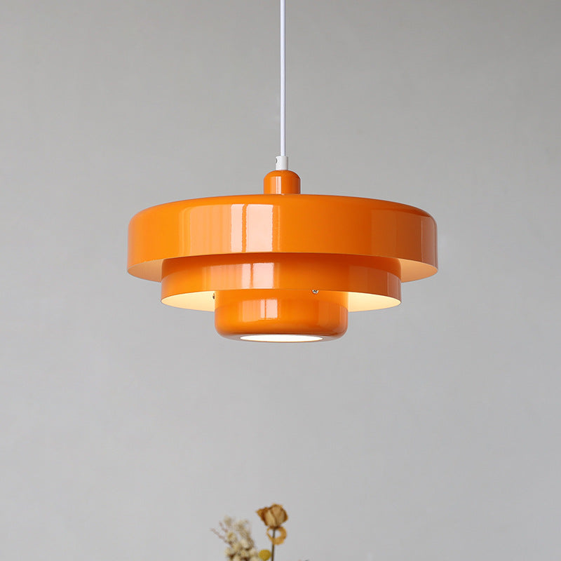 Mid Century Bauhaus Hanglamp Enkele Kop Ijzer Vintage Stijl