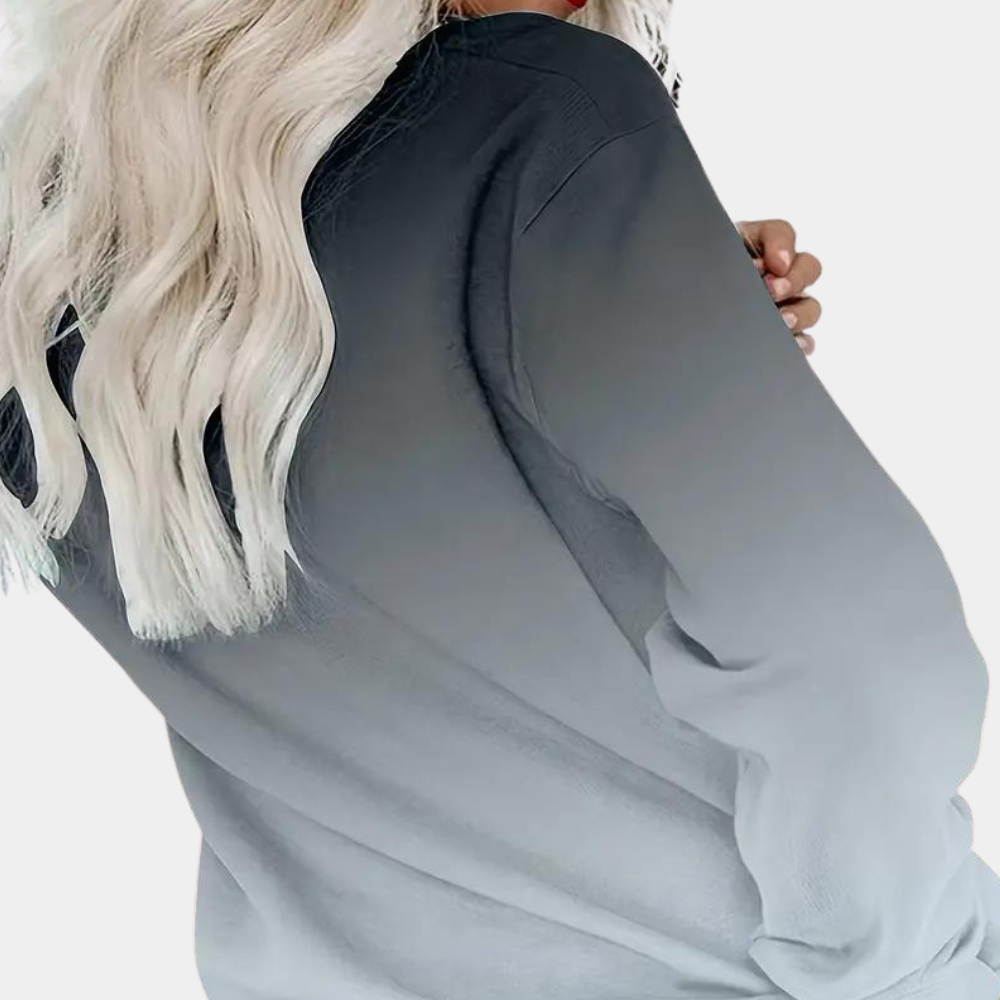 Sweater Gradient Patern Dames Lichtgewicht