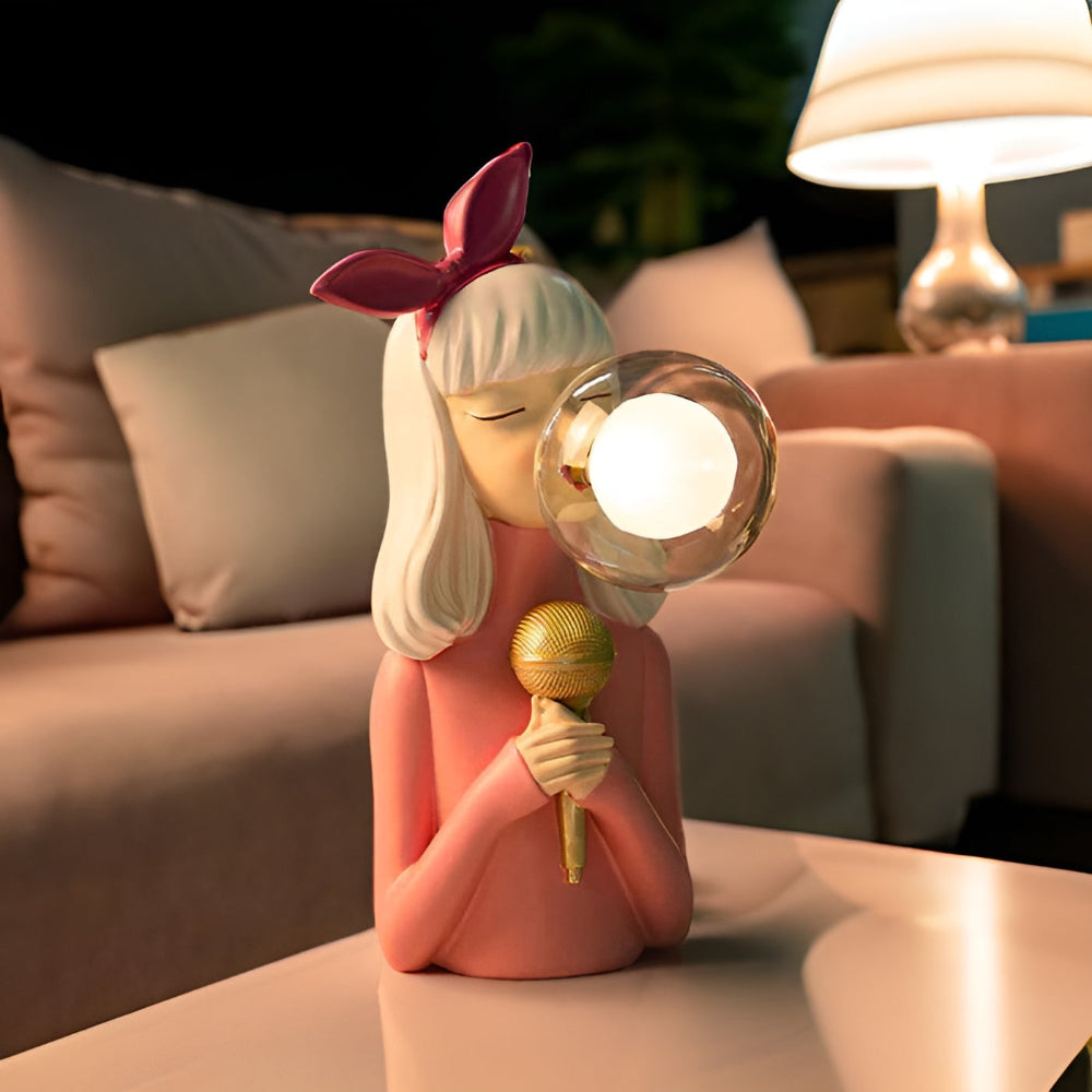 Charmante LED Tafellamp met Magische Figuren voor Kinderen