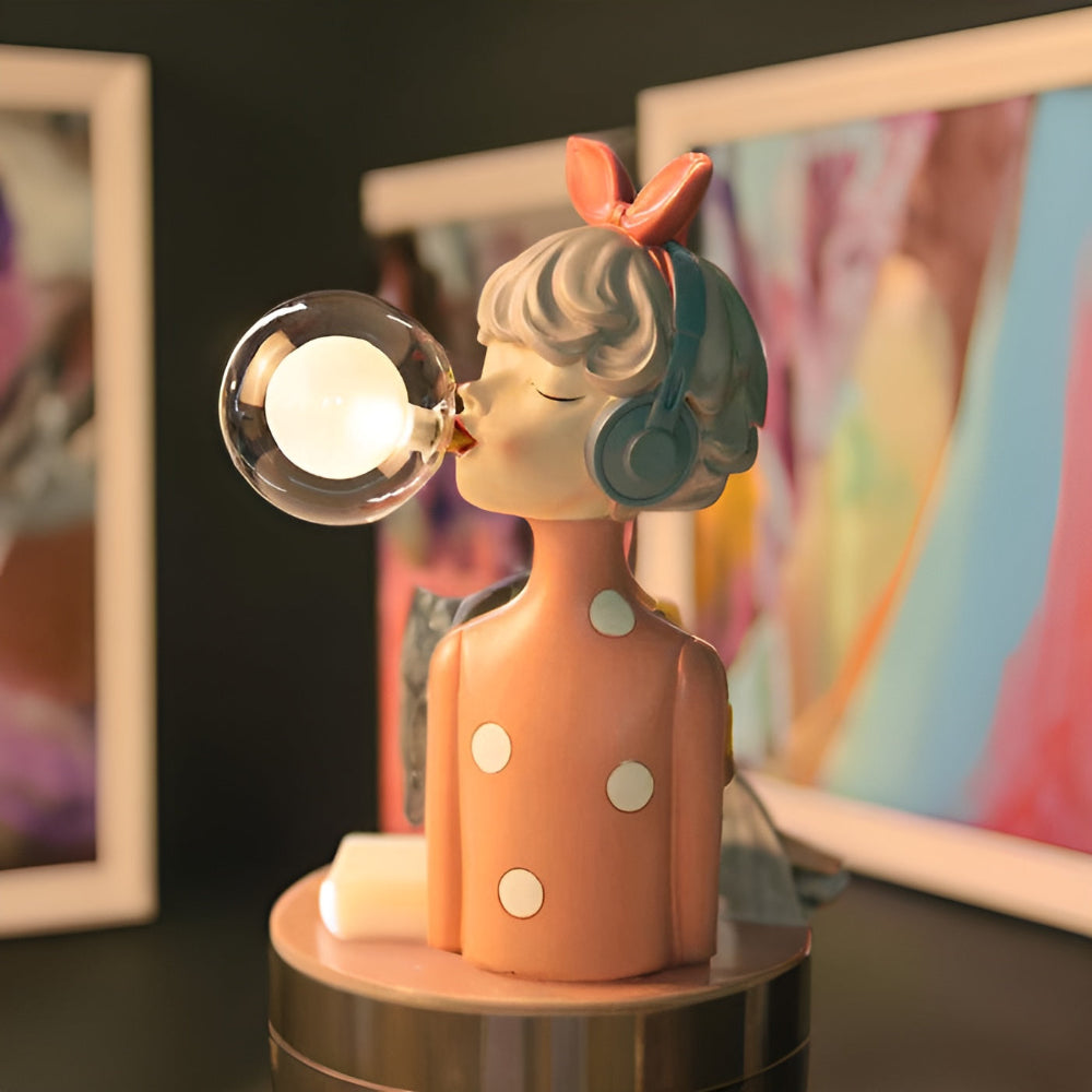 Charmante LED Tafellamp met Magische Figuren voor Kinderen