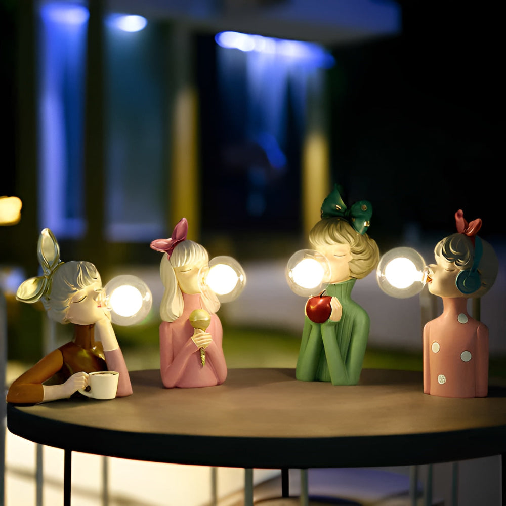 Charmante LED Tafellamp met Magische Figuren voor Kinderen