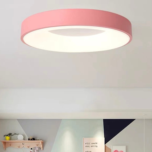 Creatieve Kleurrijke Eenvoudige Led Plafondlampen Modern Roze