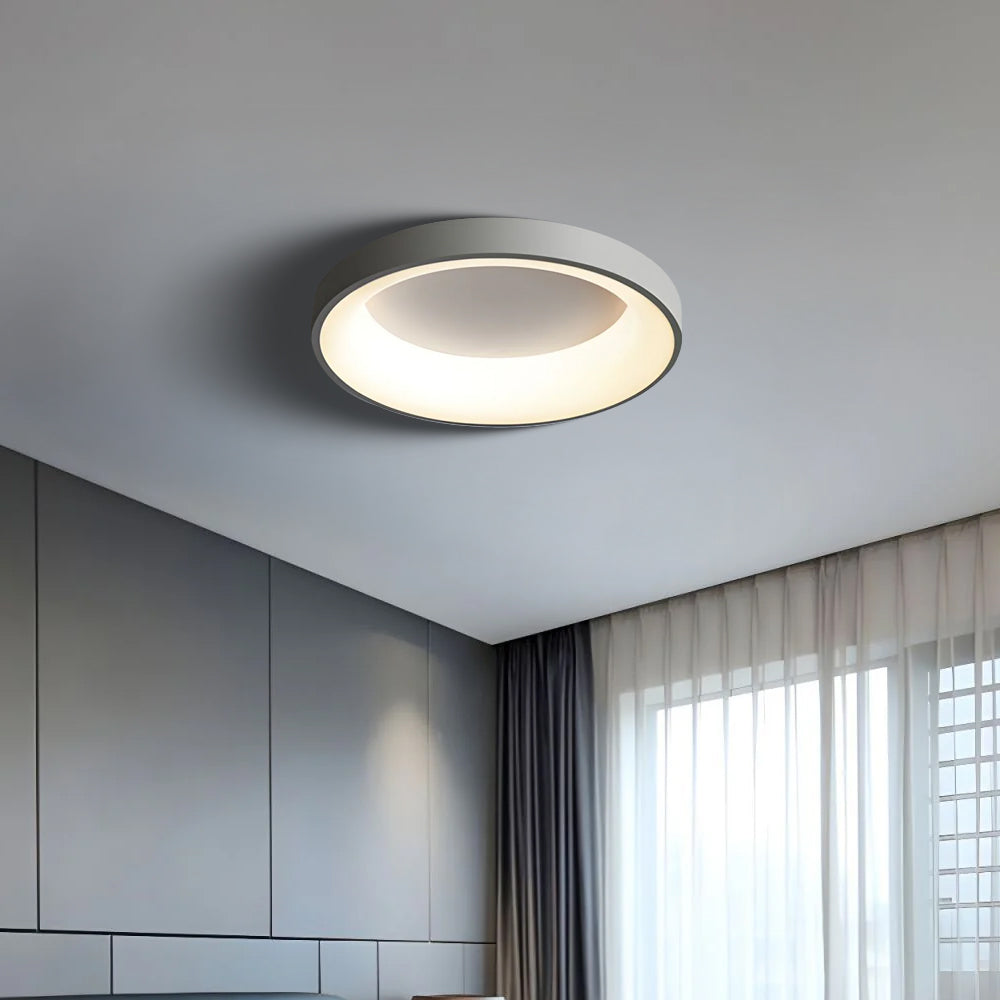Creatieve Kleurrijke Eenvoudige Led Plafondlampen Modern Grijs D50*H5CM