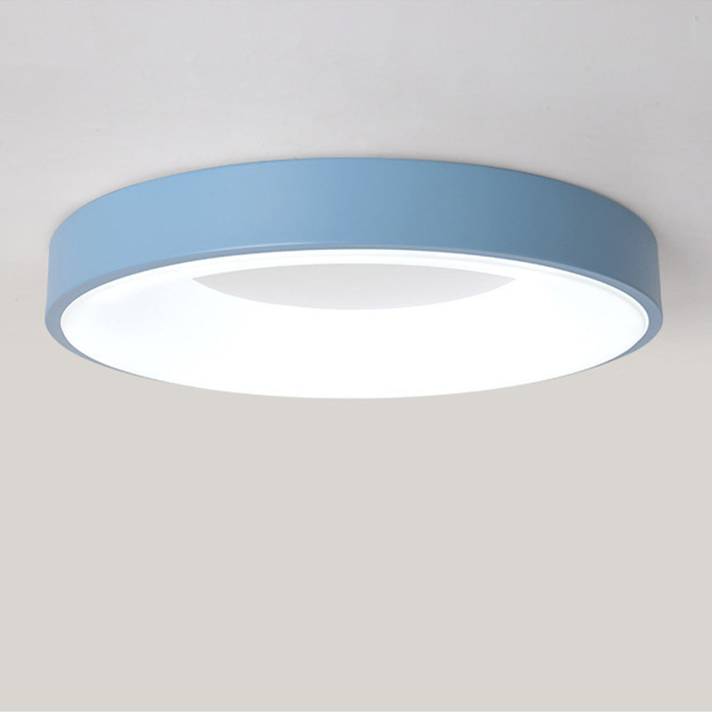 Creatieve Kleurrijke Eenvoudige Led Plafondlampen Modern Blauw