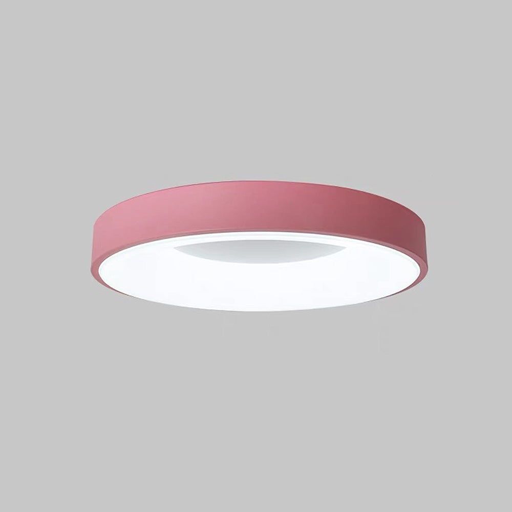 Creatieve Kleurrijke Eenvoudige Led Plafondlampen Modern Roze Wit licht