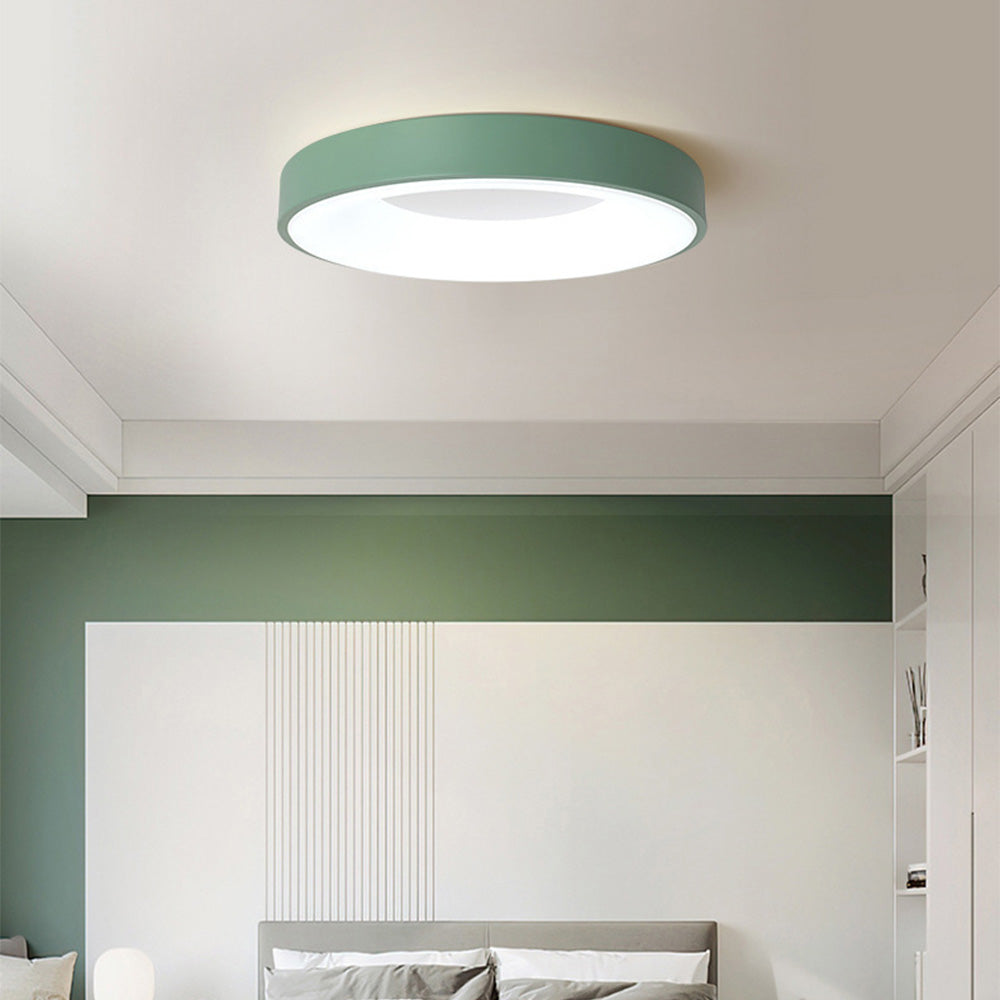 Creatieve Kleurrijke Eenvoudige Led Plafondlampen Modern Groen