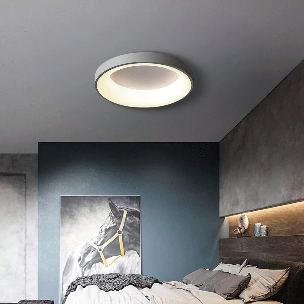 Creatieve Kleurrijke Eenvoudige Led Plafondlampen Modern Grijs D30*H5CM