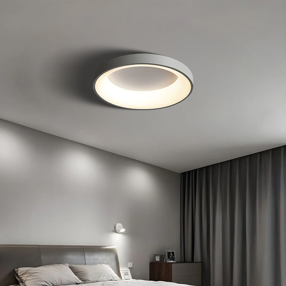 Creatieve Kleurrijke Eenvoudige Led Plafondlampen Modern Grijs D40*H5CM