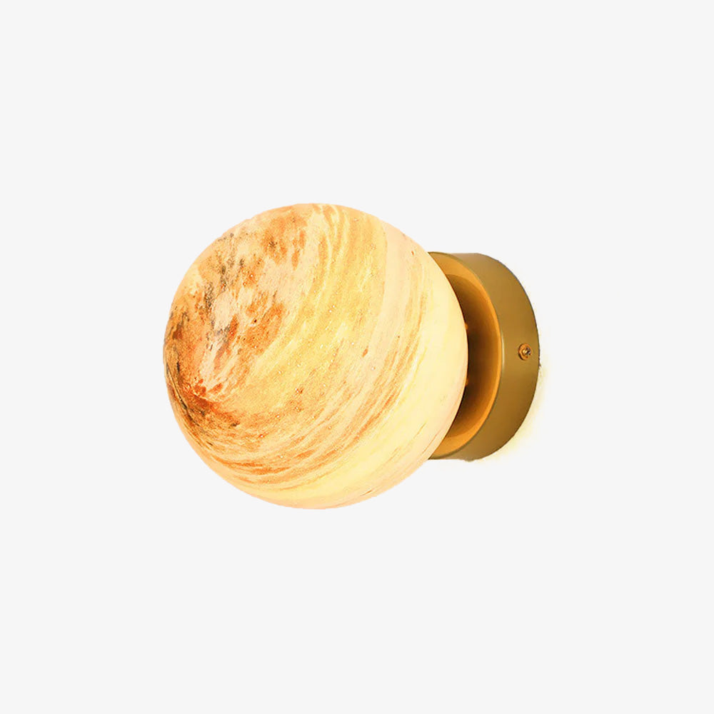 Planet Glass Moderne Plafondlamp Voor Slaapkamer